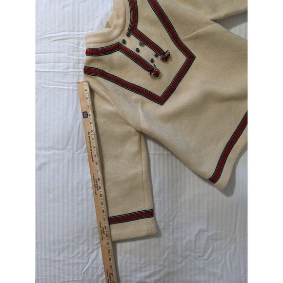 Firda Clasp Wool Sweater A.S Evebofoss Sandane Norway Women Vintage Nordic 38 - Picture 14 of 16